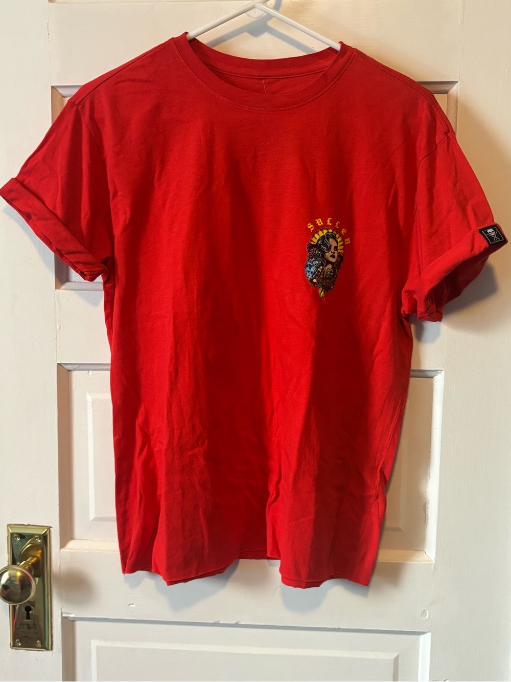Sullen Red Graphic Crew Tee - Sullen